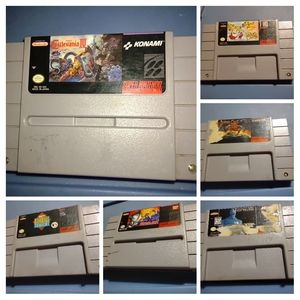 6 SUPER NINTENDO GAMES